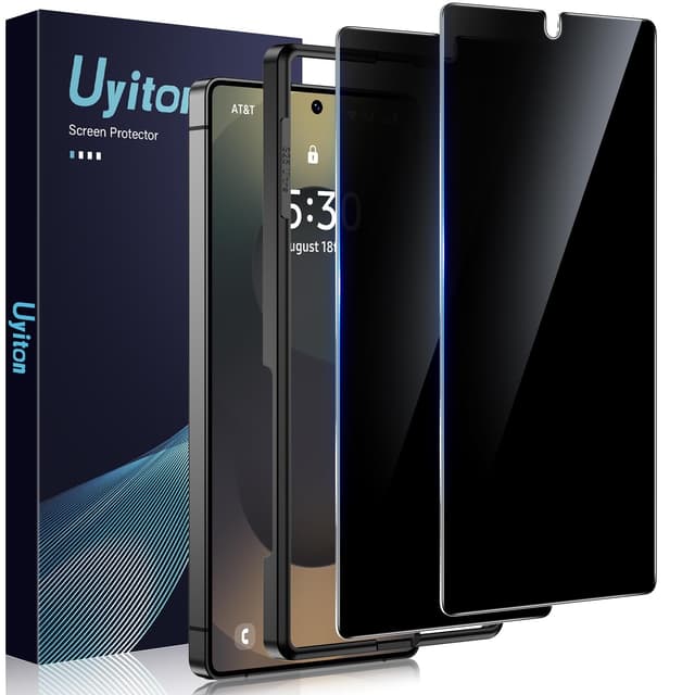 Uyiton für Samsung Galaxy S25 Ultra - Panzerglas Sichtschutz 📱🔒