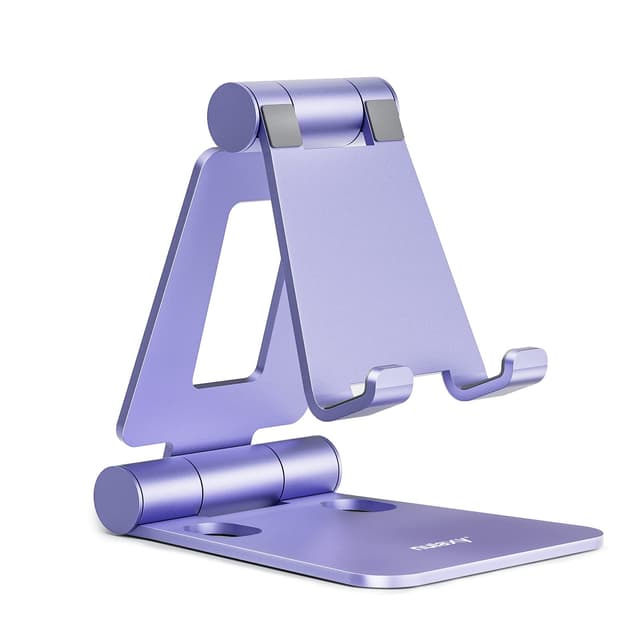 📱 NULAXY Verstellbar Handy Ständer Tisch - Faltbarer Aluminium Phone Halter 🌟