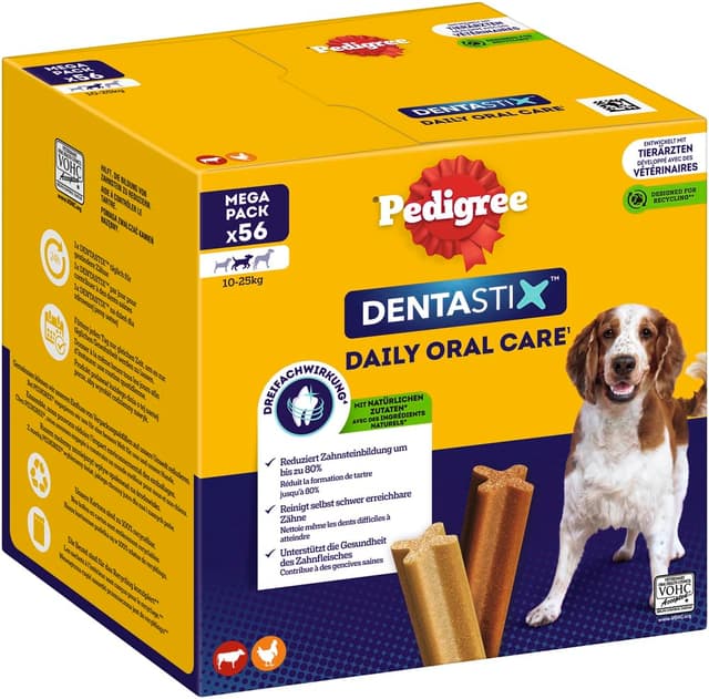 🐶💰 Deal des Tages: PEDIGREE DentaStix Zahnpflegesnack für mittelgroße Hunde!