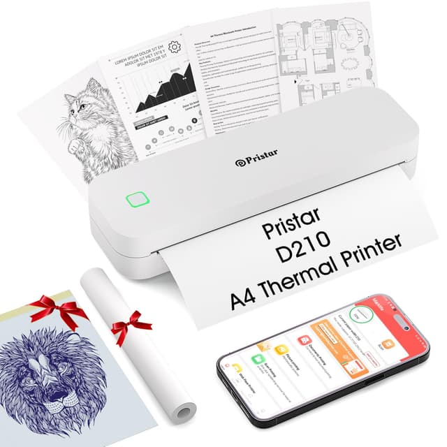 Pristar D210 Thermodrucker A4 - Tragbar & Vielseitig 🖨️