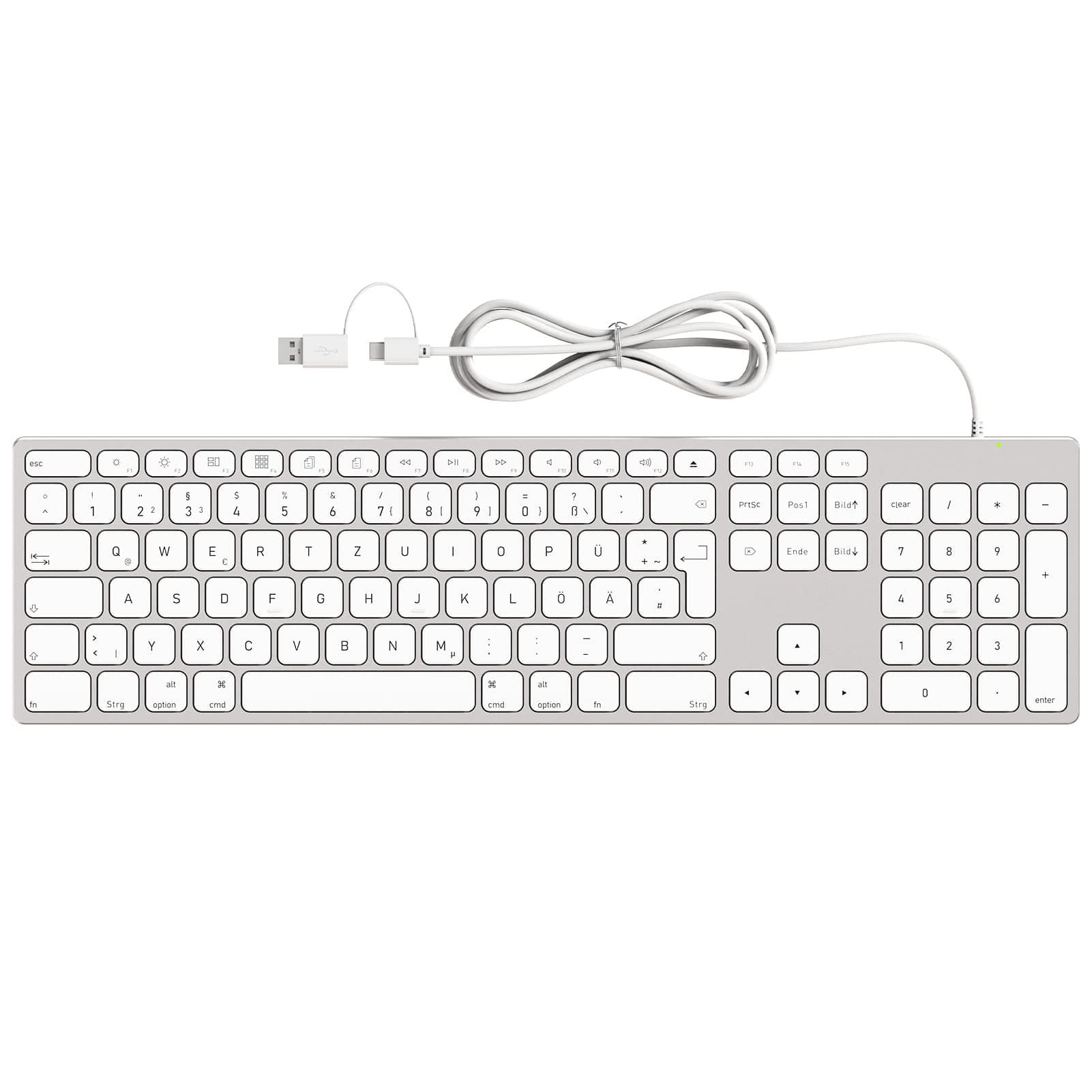 🌟 Kabelgebundene Tastatur für Apple Mac OS 🌟