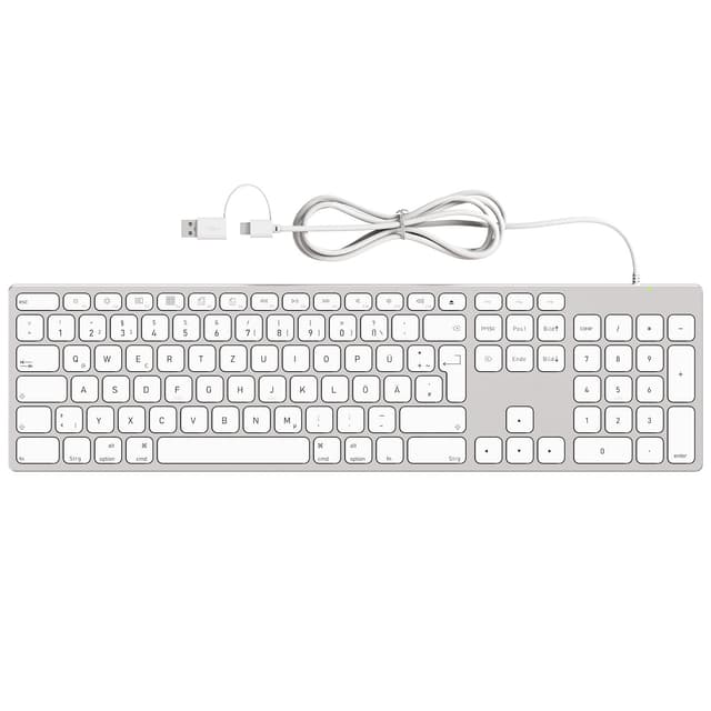 🌟 Kabelgebundene Tastatur für Apple Mac OS 🌟