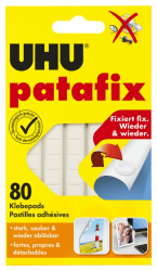 🔥 Super Deal! UHU Patafix - Wieder ablösbare und verwendbare Klebepads - 80 Stück (1er Pack) Angebot bei HelloDeals