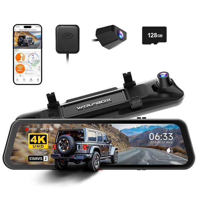 WOLFBOX G900 PRO Spiegel Dashcam 🚗💥
