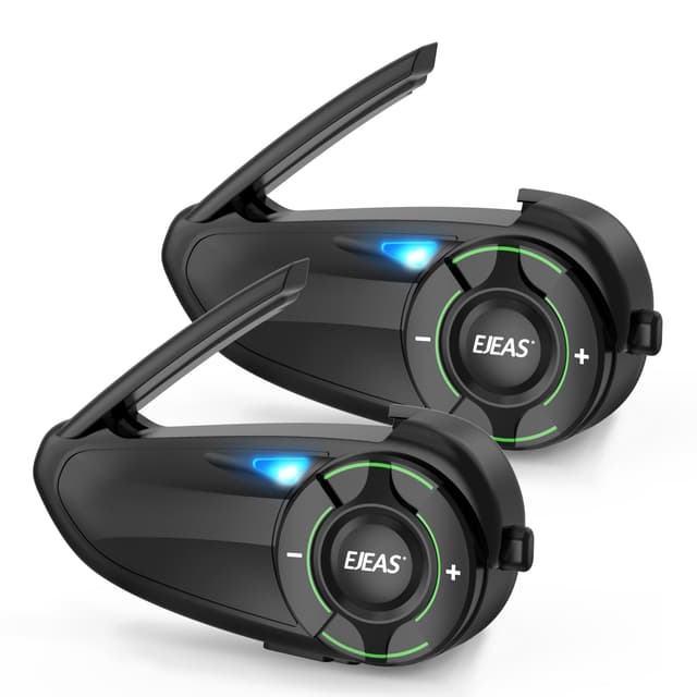 EJEAS Q8 Mesh Motorrad Bluetooth Headset für 6 Motorradfahrer 🛵💬