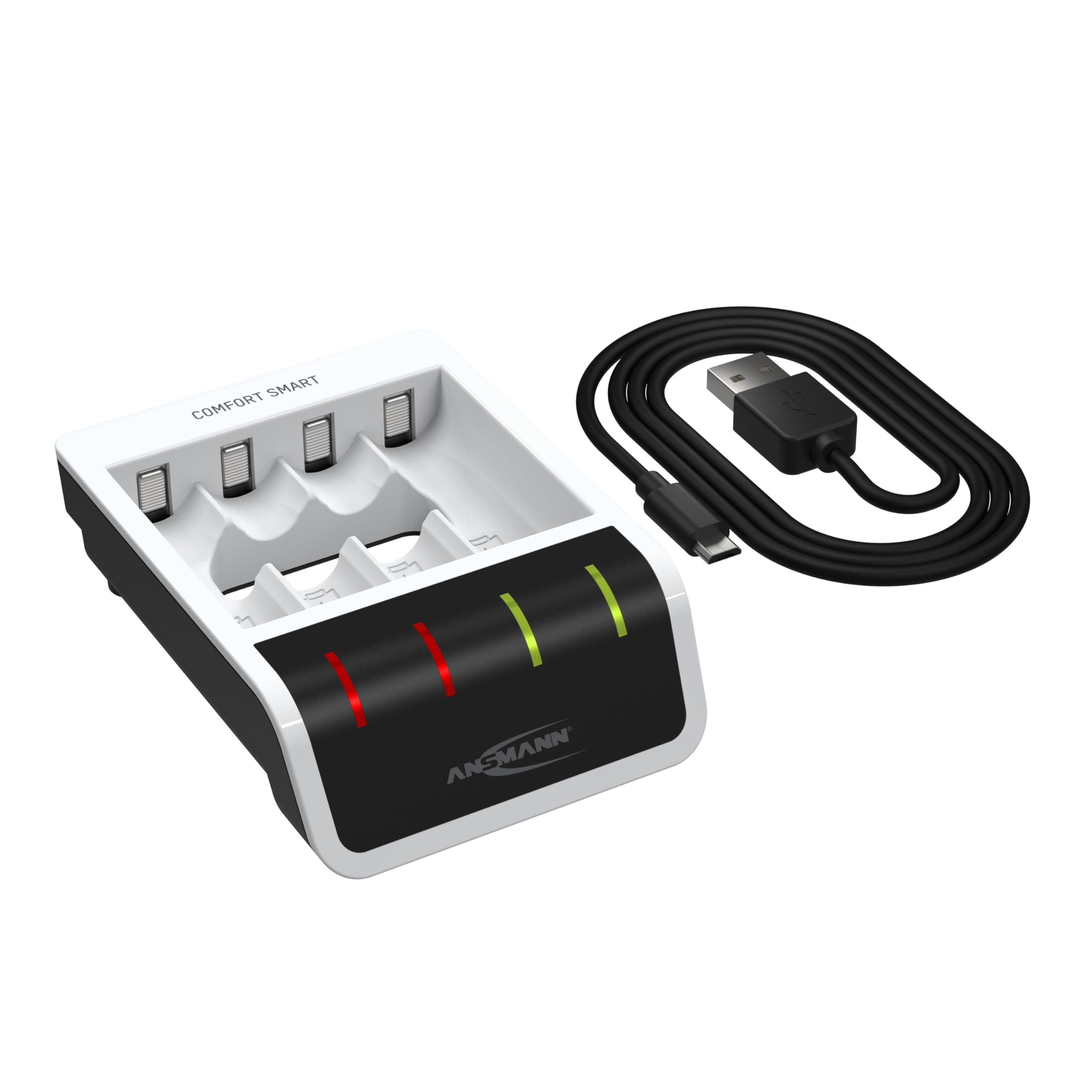 🔋⚡ ANSMANN Akku-Ladegerät - Comfort Smart Ladegerät mit Perfect-7-Ladetechnologie