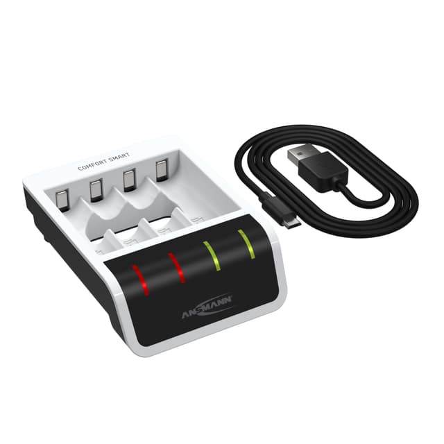 🔋⚡ ANSMANN Akku-Ladegerät - Comfort Smart Ladegerät mit Perfect-7-Ladetechnologie