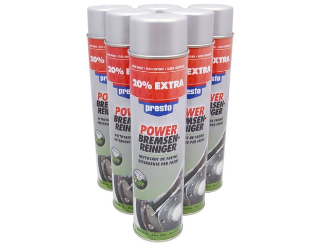 🔥 6 Dosen Bremsenreiniger Spray Presto VPE(6) 600ml - Markenqualität von Presto!