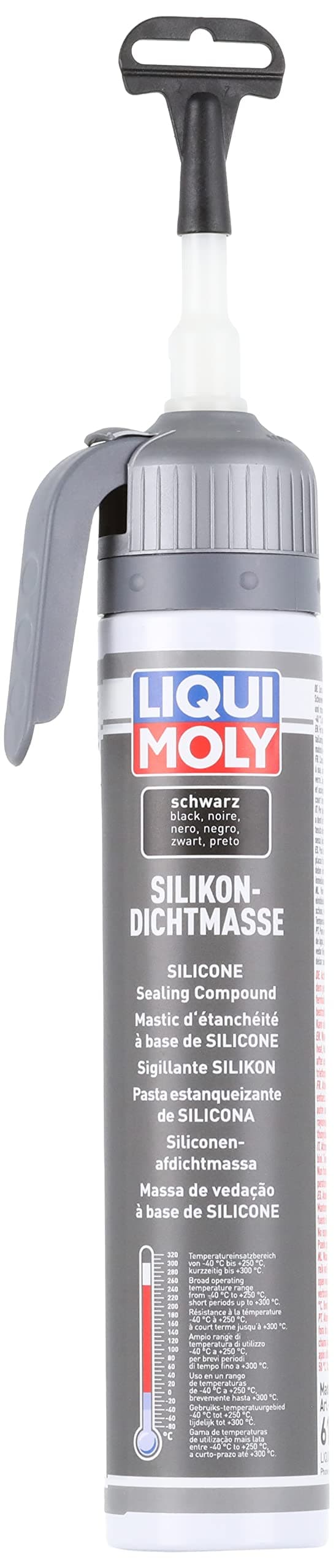🔥 DEAL! LIQUI MOLY Silikondichtmasse schwarz | 200 ml | Karosserieschutz