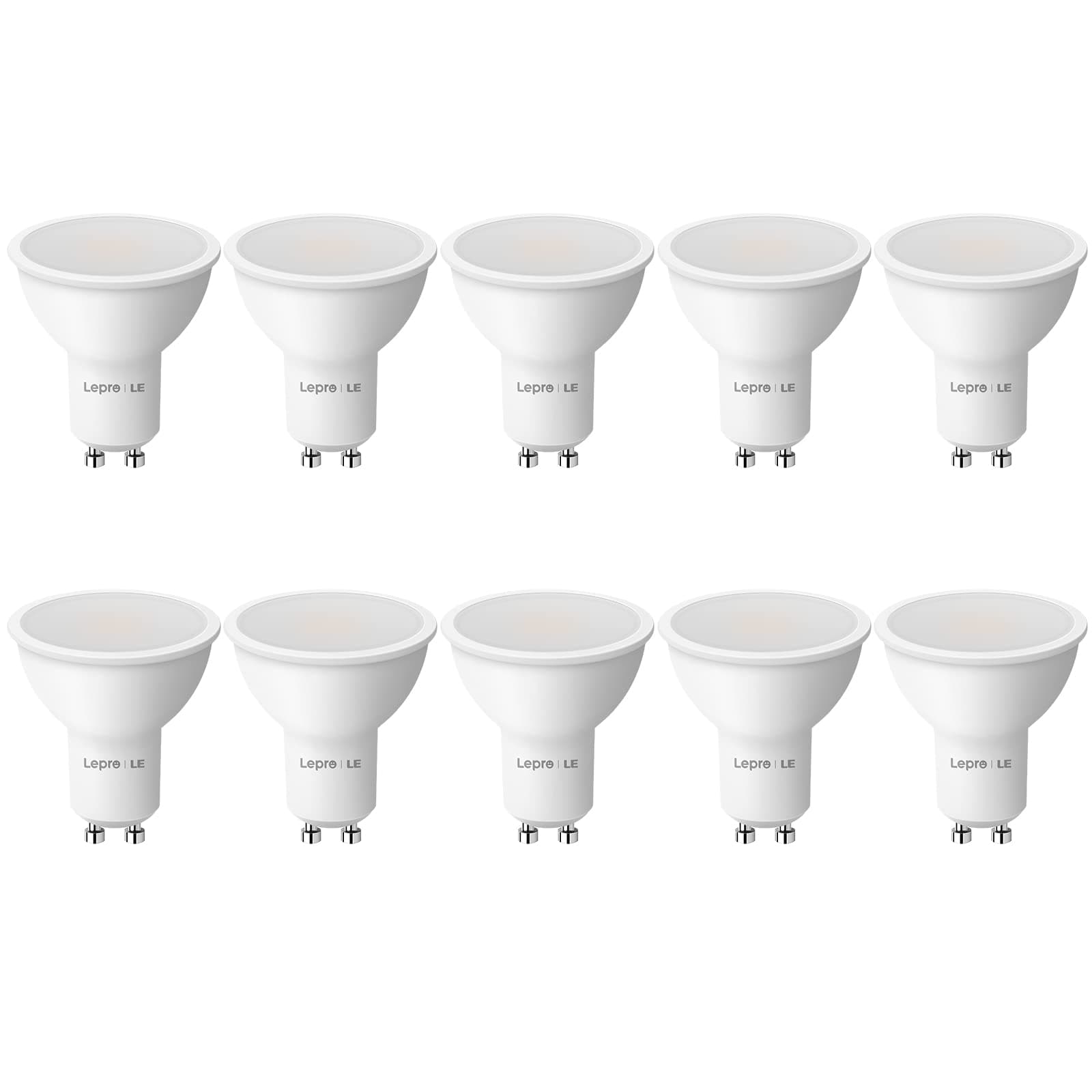 Angebot: Lepro GU10 LED Warmweiss 4W Lampe - 10 Stück
