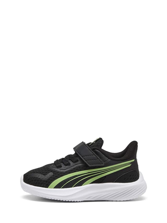 👶👟 PUMA Unisex Baby Pounce AC+ Inf Sneaker 20 EU 🌿🖤🤍