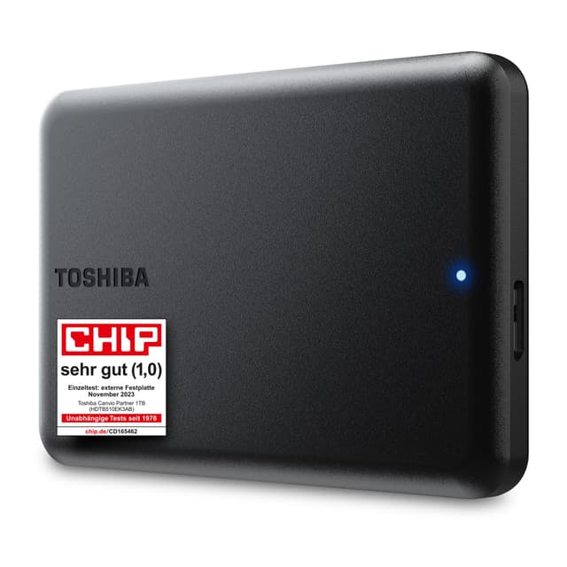 🚀 Toshiba Canvio Partner 1TB Portable 2.5'' Externe Festplatte - 54.99€
