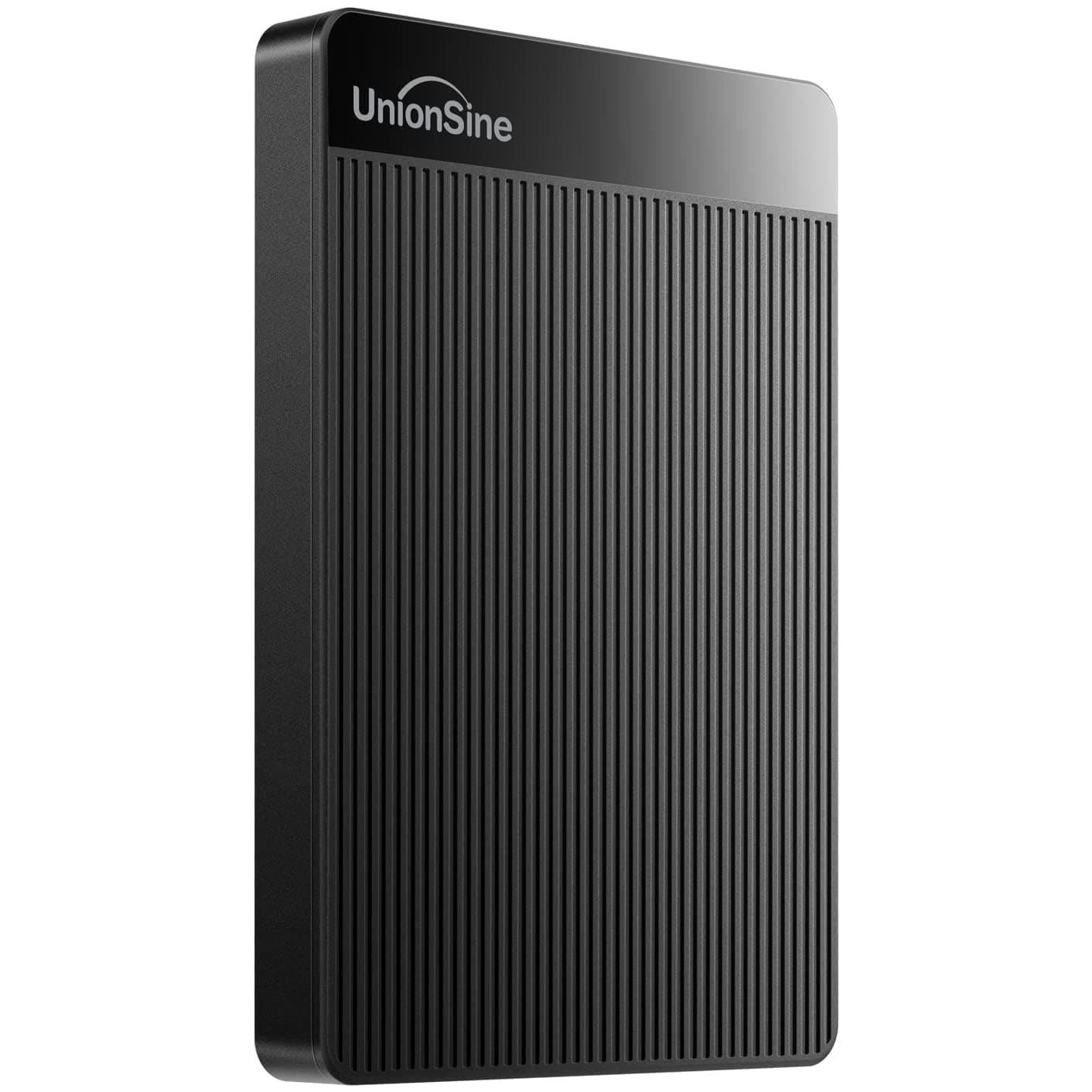 UnionSine Externe Festplatte 500GB ultradünn tragbar 2,5 Zoll USB 3.0, SATA, Festplattenspeicher für PC, Mac,TV, Wii U, Xbox, PS4 (Schwarz) HD2510 500GB Schwarz 🚀🔒