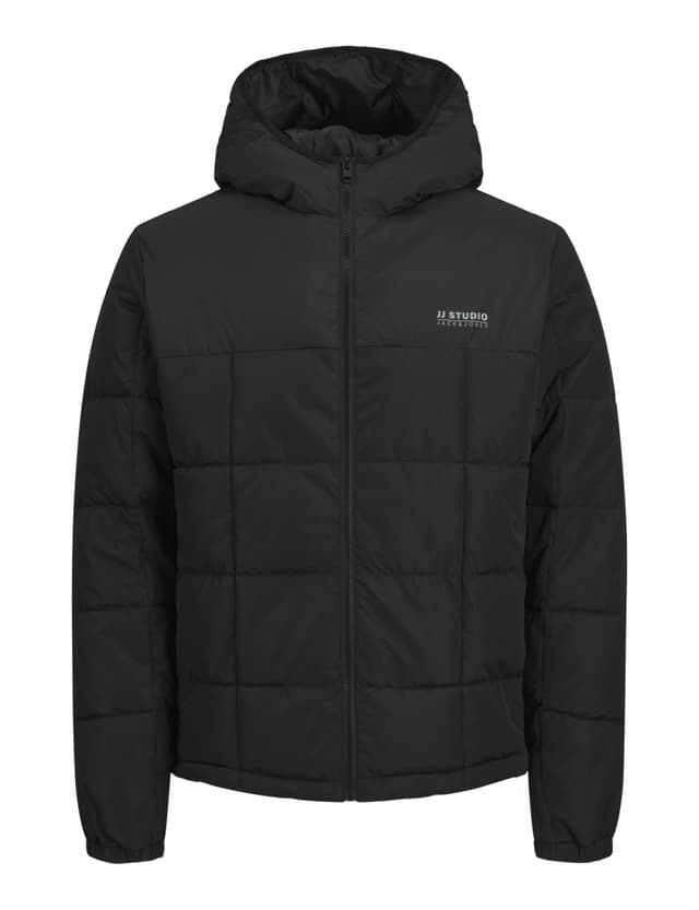🔥 Mega Sale! JACK&JONES PLUS Herren Jjben Square Hood Jacket Pls Jacke 4XL Schwarz