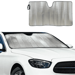 Sonnenschutz Auto Frontscheibe - Sonnenschirm Schutz 130 * 65CM ☀️🚗 Angebot bei HelloDeals