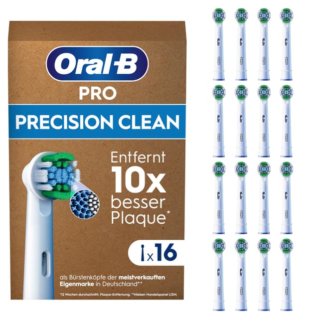 🦷 Oral-B Pro Precision Clean - ORIGINAL Aufsteckbürsten für Elektrische Zahnbürste 🪥