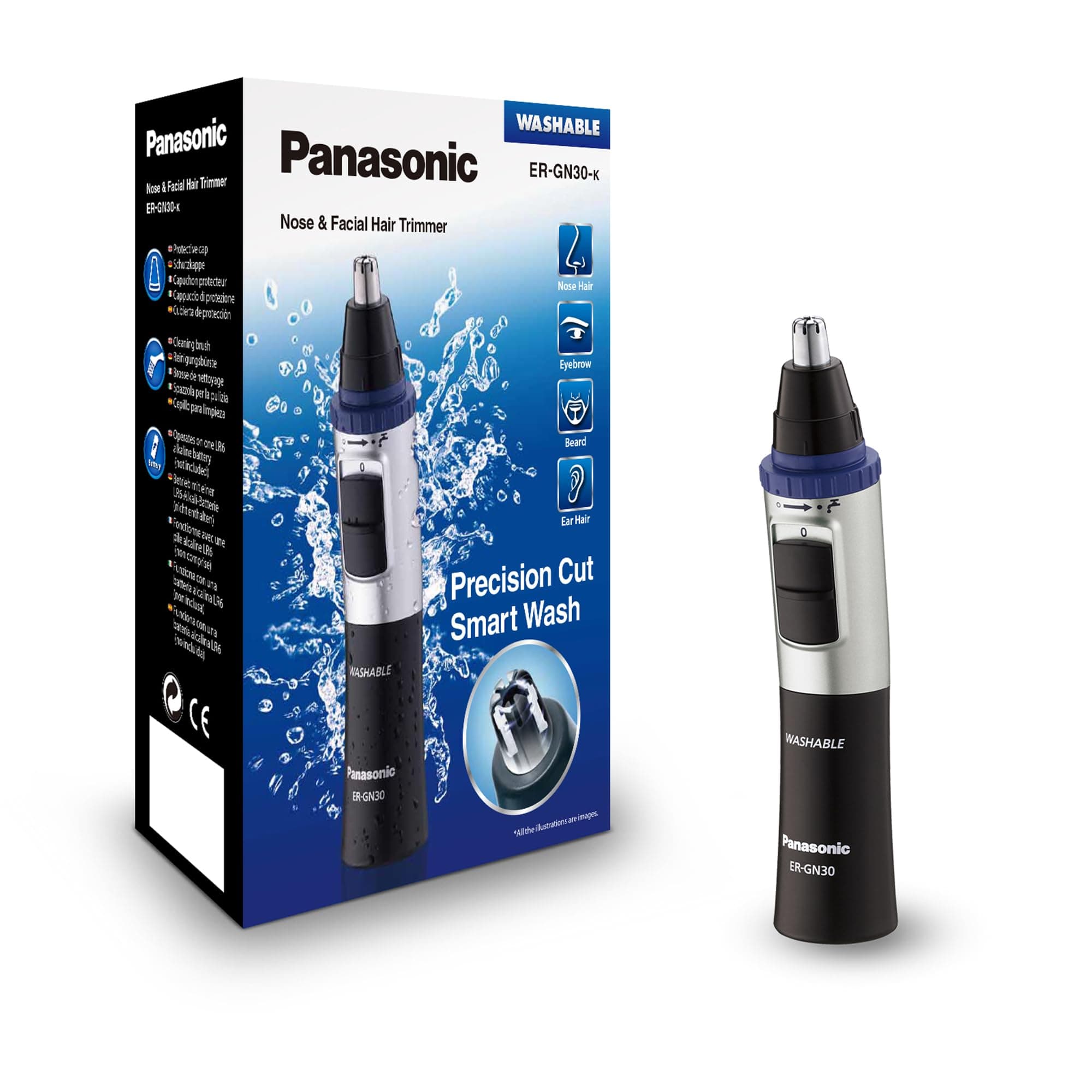 🔥 Tolles Angebot! Panasonic Nasen/Ohrhaarschneider ER-GN-30K | Hygienisch sauber und sicher! 🌟