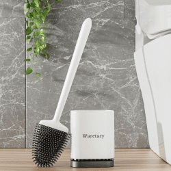 🚽 Waretary Klobürste Silikon & Klobürstenhalter - 360° Tiefenreinigung! 🧼 Angebot bei HelloDeals