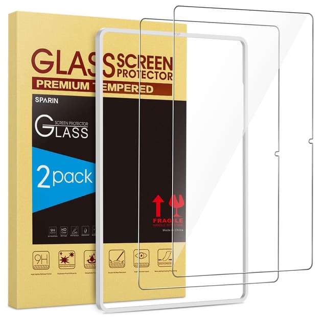 SPARIN Panzer Schutz Glas Folie für Samsung Galaxy Tab A9 Plus, 2 Stück Schutzfolie für Samsung Tab A9+ 😎📱