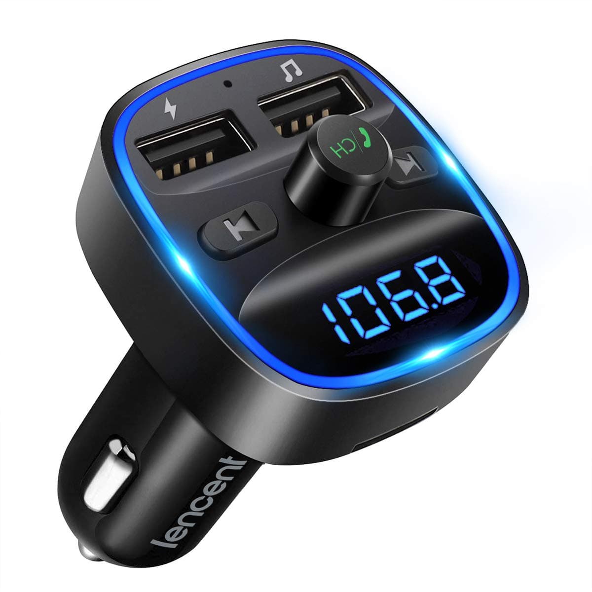 LENCENT Bluetooth FM Transmitter Auto - Musik Adapter für Auto Radio 🚗🔊