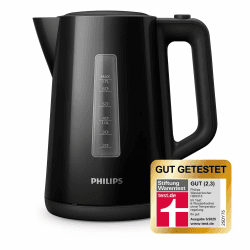 🔥 Philips Wasserkocher – 1.7 L Fassungsvermögen mit Kontrollanzeige, Pirouettenbasis, schwarz (HD9318/20) Black! Nur 24.99€ Angebot bei HelloDeals