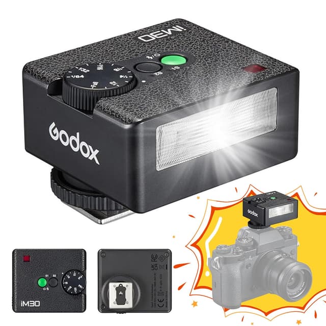 📸🔦 Godox iM30 Kamerablitz Taschenblitz Blitz - Leistungsstark und Kompakt! 🌟