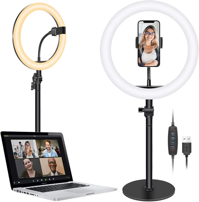 🌟 NEEWER Ringlicht für Laptop, dimmbar, 25,4 cm (10 Zoll) ⚡️