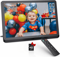 🖼️ FamBrow Digitaler Bilderrahmen 10 Zoll mit 32GB SD 🎁 Angebot bei HelloDeals