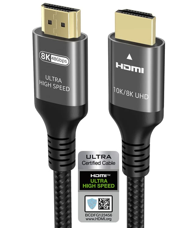 🔥 Ubluker 10K 8K 4K HDMI Kabel 48Gbps 2M - Ultra High Speed HDMI® Kabel 🎮📺