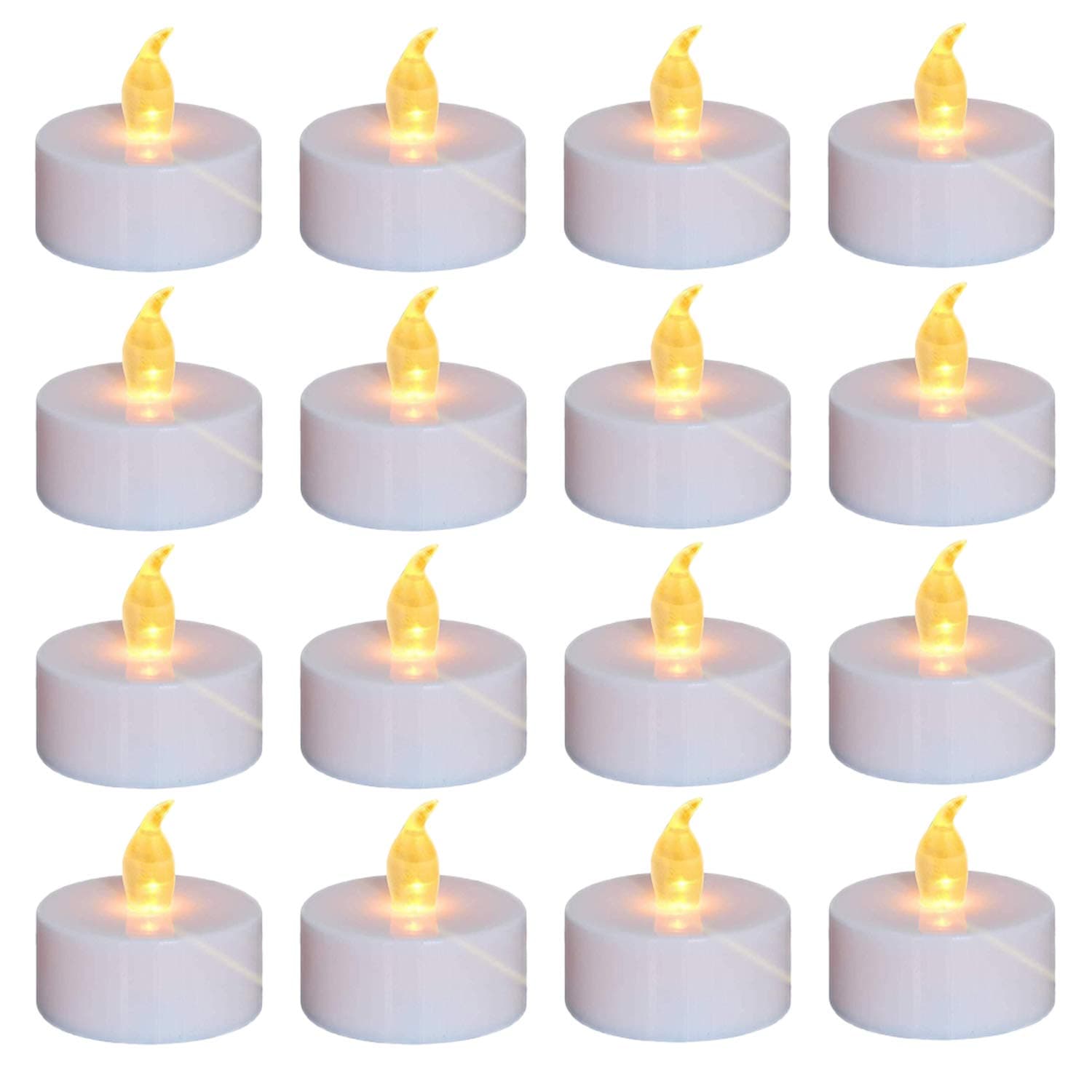 🕯️ Nancia batteriebetriebene flammenlose Teelichter 24er-Pack