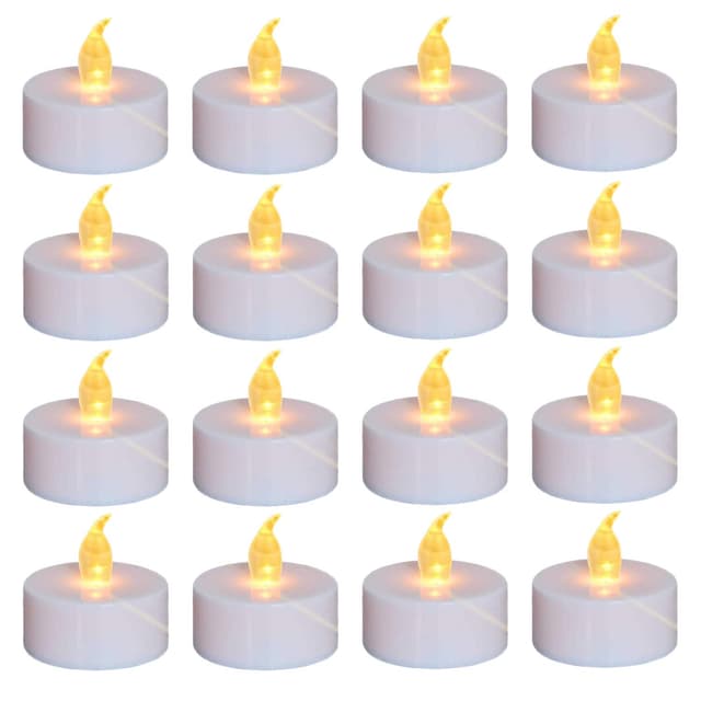 🕯️ Nancia batteriebetriebene flammenlose Teelichter 24er-Pack