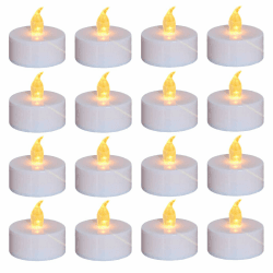 🕯️ Nancia batteriebetriebene flammenlose Teelichter 24er-Pack Angebot bei HelloDeals