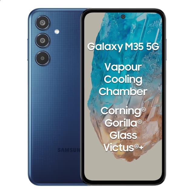 📱🔵 Samsung Galaxy M35 5G 6GB/128GB Blau (Dark Blue) Dual-SIM SM-M356B Deal!