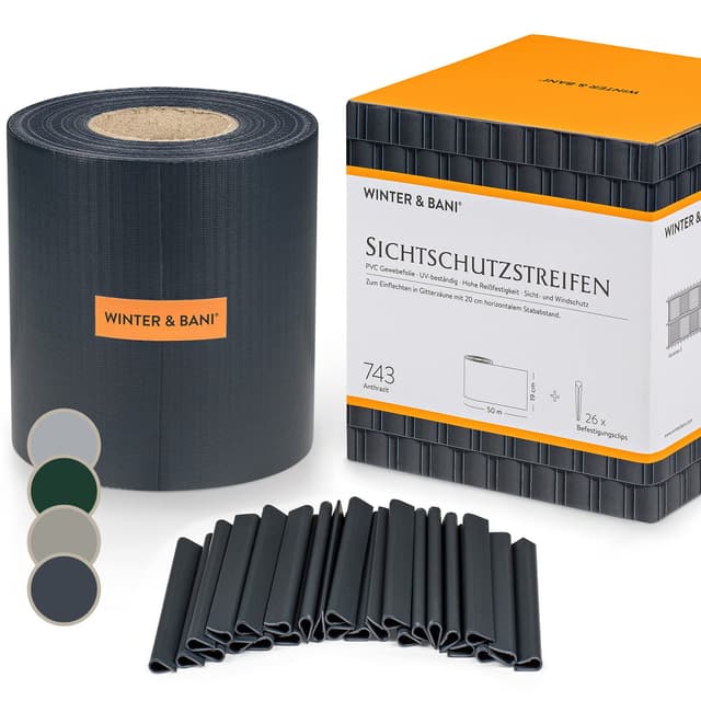🌿🛡️ Winter & Bani Sichtschutz Garten | Zaun Sichtschutzstreifen Angebot! 🌿🛡️