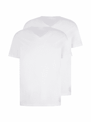 👕🛍️ TOM TAILOR Herren T-Shirt Doppelpack XL 20000 - Weiß Angebot bei HelloDeals