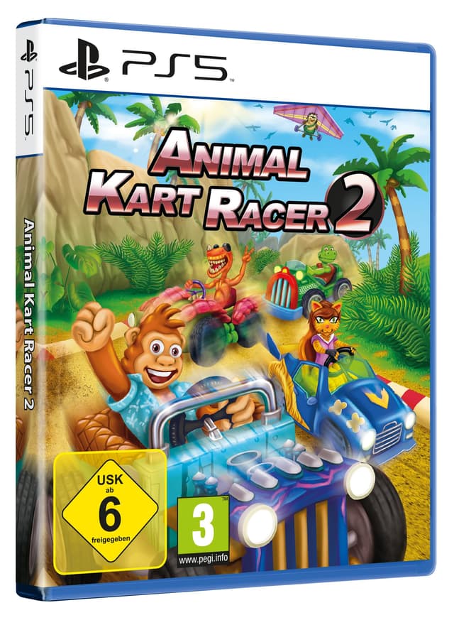 🏎️🎮 Markt + Technik ANIMAL KART RACER 2 - Familien Rennspiel für PS5