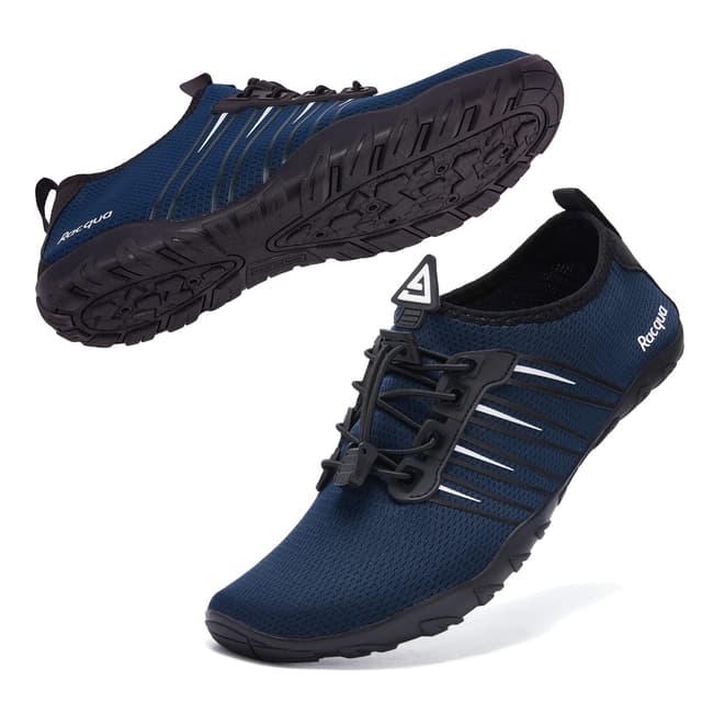 Racqua Wasserschuhe Badeschuhe Herren Schwimmschuhe Damen 🏊🏻 AquaschuheGr.35-48 41 EU Hd102eu Marineblau