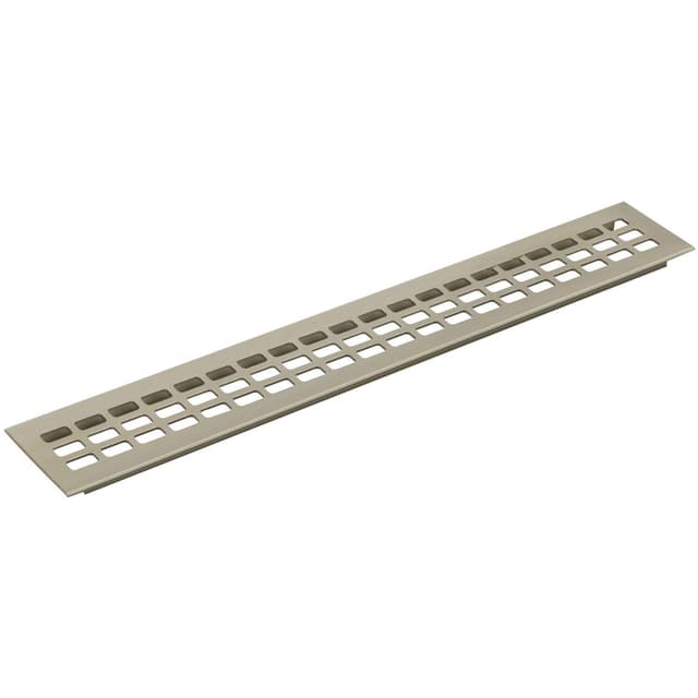 🌬️ Vasalat Lüftungsgitter Kühlschrank 800x100 mm - Alu/Titan Edelstahl Effekt