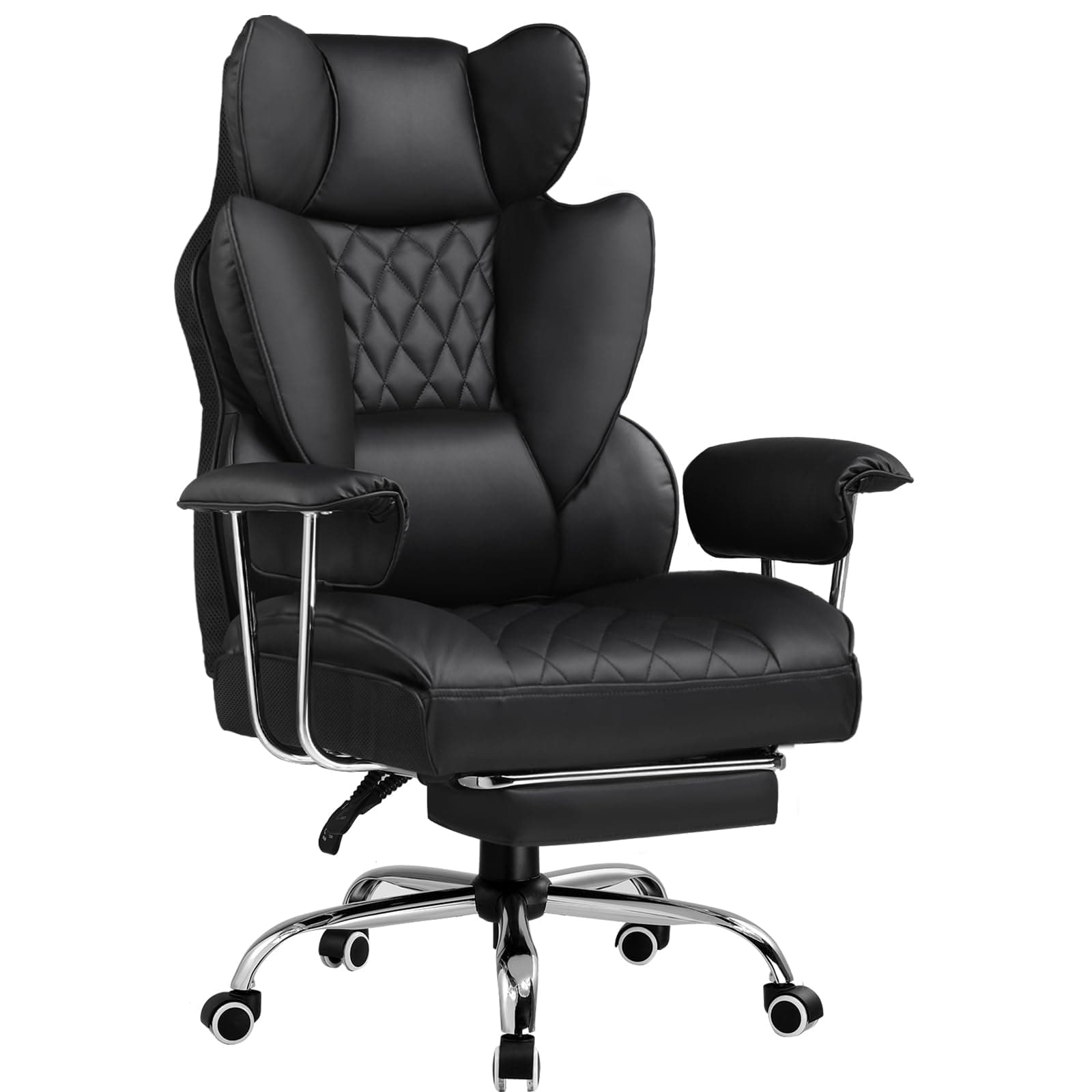 🎮🪑 GTPLAYER Gaming Stuhl mit 3D Umhüllender Komfort | Ergonomischer Bürostuhl Schwarz