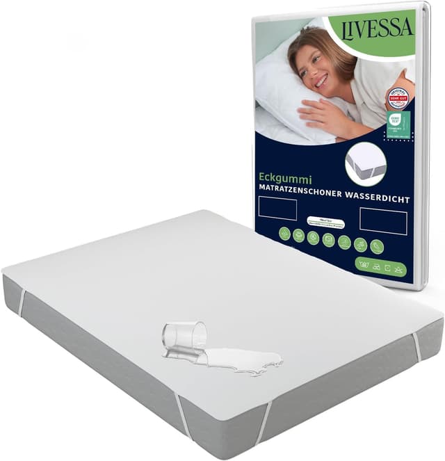 🌟 Lassen Sie sich von LIVESSA verwöhnen! Matratzenschoner 180x200 (3er Pack)