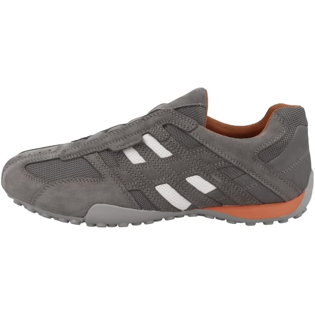 🔥 Super Deal! Geox Jungen Uomo Snake L Sneakers 43 EU Lt Grey Anthracite 57.35€