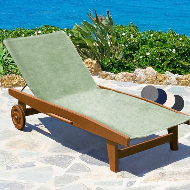 🌞 Beautissu XL Frottee Handtuch für Sonnenliege 70x200cm Marbella - Premium Auflage Gartenliege 🌴