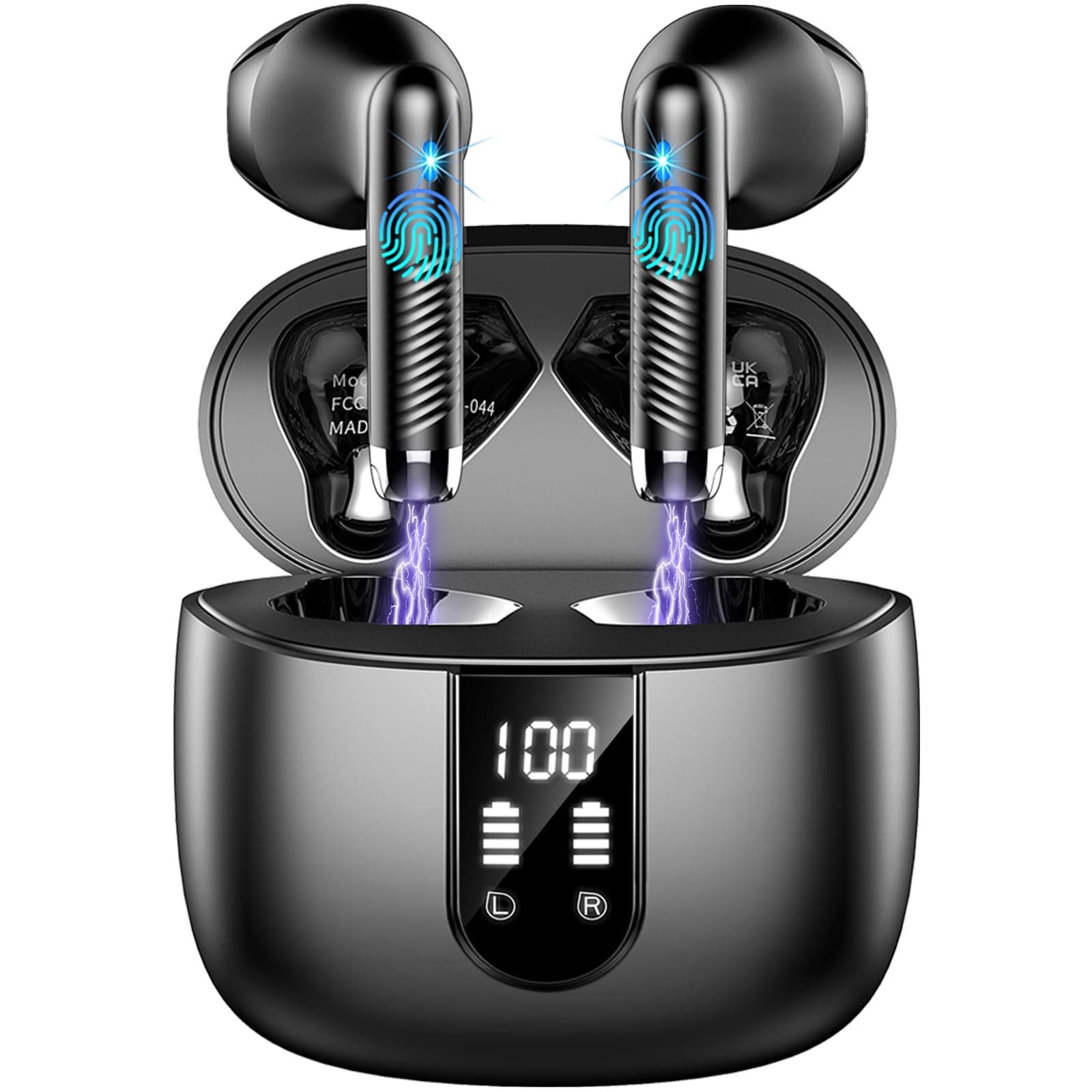 Kopfhörer Kabellos Bluetooth 5.4 🎧 In Ear 2025 🎵 Wireless Earbuds 56Std 🎶 IP7 Wasserdicht 🌊