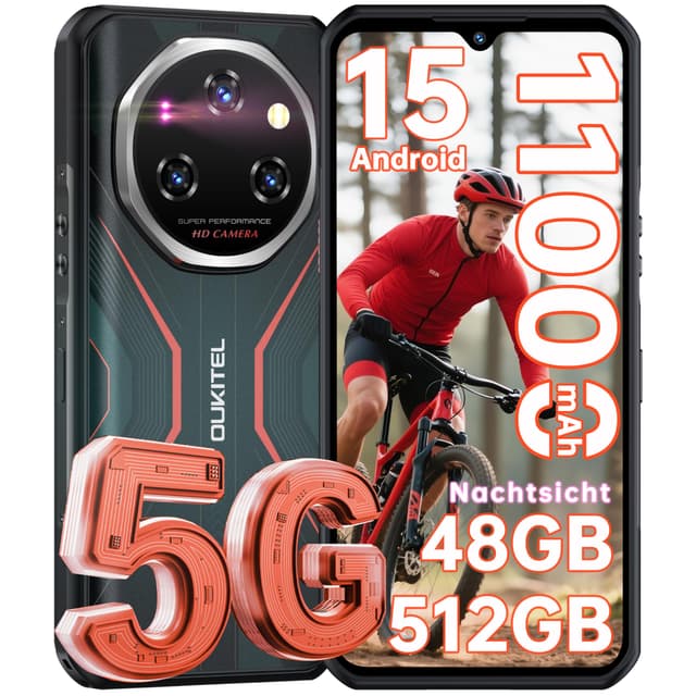 OUKITEL WP55 Pro 5G Android 15 Outdoor Handy 📱🌲📸