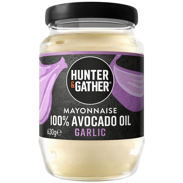 Knoblauch-Avocadoöl-Mayonnaise 630g | Paleo, Keto, Zucker- und Glutenfrei