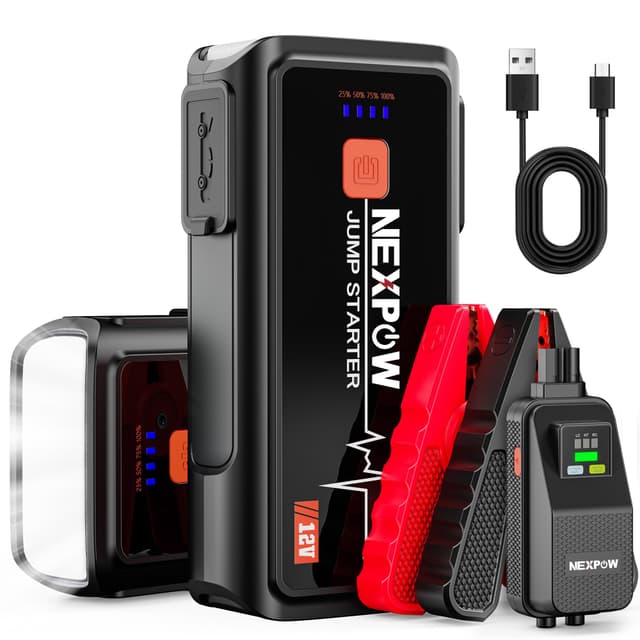 NEXPOW Starthilfe Powerbank 3000A Auto Starthilfe für 12V Fahrzeuge 🚗💥🔋