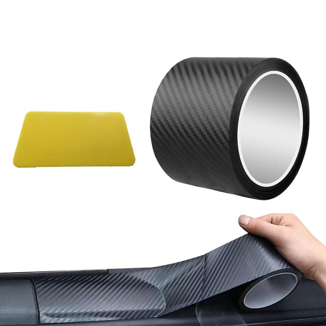 🚗 NCCHDZSW Carbon Folie Auto 5 cm X 10 m 🛡️ Hochwertiges Material & Einfach zu Installieren