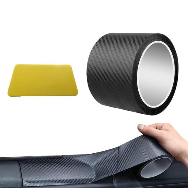 🚗 NCCHDZSW Carbon Folie Auto 5 cm X 10 m 🛡️ Hochwertiges Material & Einfach zu Installieren