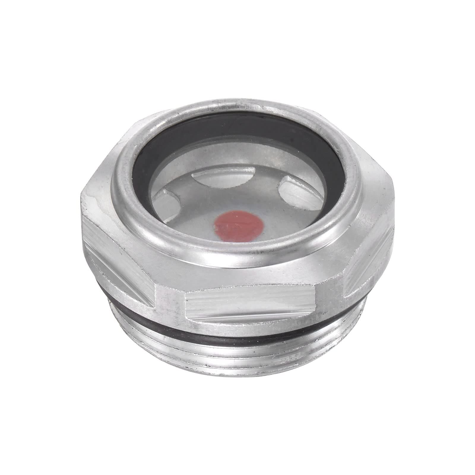 🔍 Sourcing Map Luftkompressor Ölstandanzeige M30x1.5mm Aluminium Schauglas 🛠️