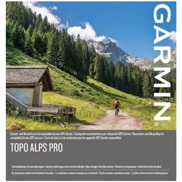 🗻 Tolles Angebot! Garmin Unisex TOPO Alps PRO Karte 🗺️🏞️